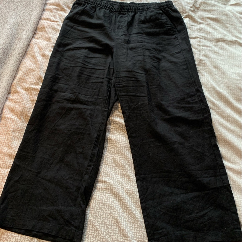 Old Navy Wide Leg Linen Pants